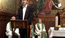 Szentmise olvasmányainak felolvasása Cseh Csaba