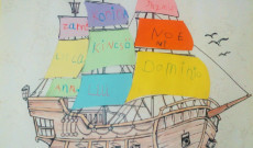 Dagadó vitorlák az elsősök nevével