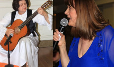 Kozma Ildikó gitárművész és Peller Anna énekesnő