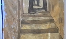 Kristóf Tímea és az önkéntes gyerekek egyik festménye