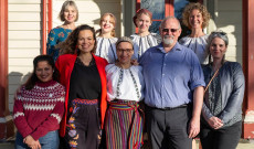 A szervezőkkel napsütésben