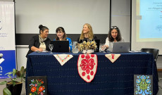 Yolanda Zalazar és Mabel Fleitas a Misionesi Magyar Egyesület vezetői, Kiss Barbara az AMISZ alelnöke és én, Bálint Ildikó KCSP Ösztöndijas