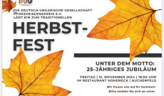 Deutsch-Ungarische Gesellschaft, Pforzheim, Herbstfest