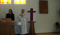 A linzi ökumenikus istentiszteleten A linzi ökumenikus istentiszteleten