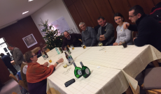 Csillag avatás a Szent Márta templomon Nürnbergben. A delegáció.