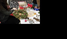 Adventi koszorú készítés