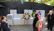 Az 1956-os emlékmű avatása New Yorkban Az 1956-os emlékmű avatása New Yorkban