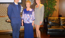 Dr. Mátrai Mártàval, a Magyar Országgyűlés háznagyàval ès Balázs Csibi operatôrrel a Magyar Gasztronòmiai Ès Boràszati Termèkbemutatòn Vancouverben