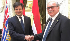 dr. Ódor Bálint nagykövet és Ábrahám Tibor dr. Ódor Bálint nagykövet és Ábrahám Tibor