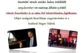 Adventi Koncert plakát