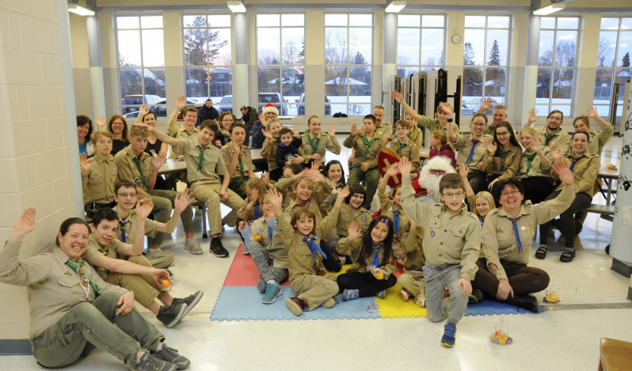 Csoportkép a Mikulással