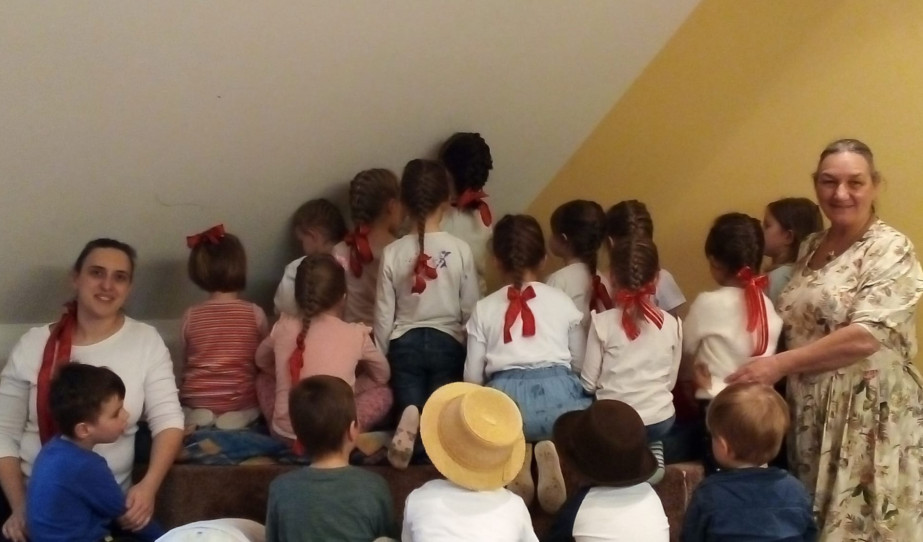 A népviselet napján a magyar oviban