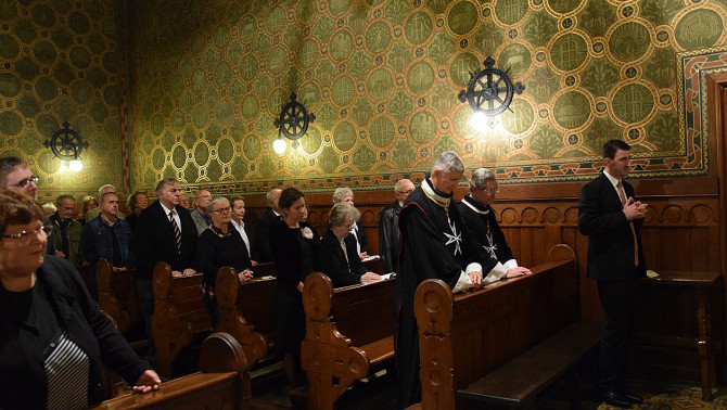 A Collegium Pázmáneum kápolnájában A Collegium Pázmáneum kápolnájában
