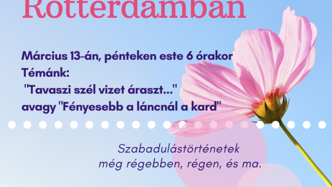Rotterdami bibliaóra plakát
