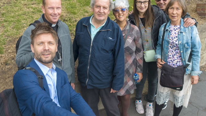 Csoport Fábry Kornél püspök úrral Csoport Fábry Kornél püspök úrral