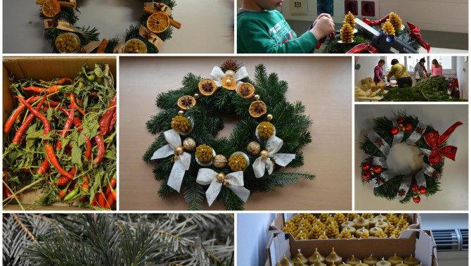 Adventi koszorú készítés Adventi koszorú készítés