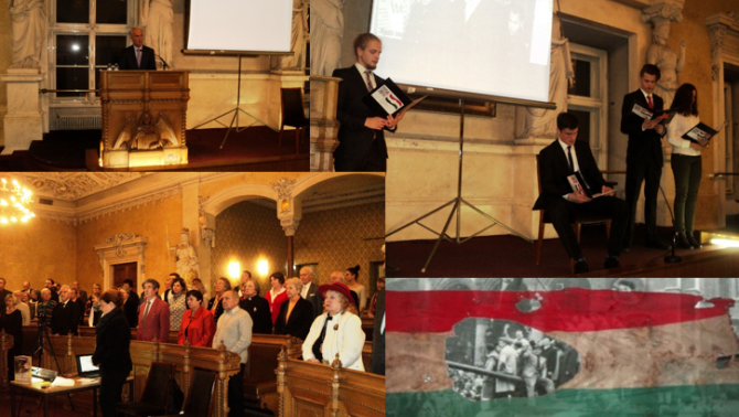 ’56-os ünnepi megemlékezés a Központi szövetségnél