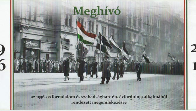 Meghívó az október 29-i ünnepi megemlékezésre Meghívó az október 29-i ünnepi megemlékezésre
