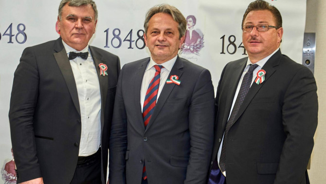 Március 15-i ünnepség a Magyar Házban