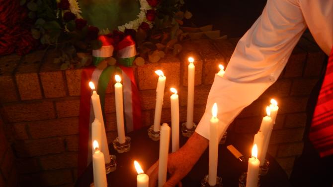 Október 23-i ünnepség Midrandben